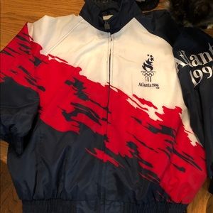 Vintage 1996 olympics jacket/windbreaker